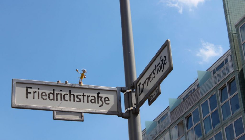 Die Friedrichstraße in Berlin