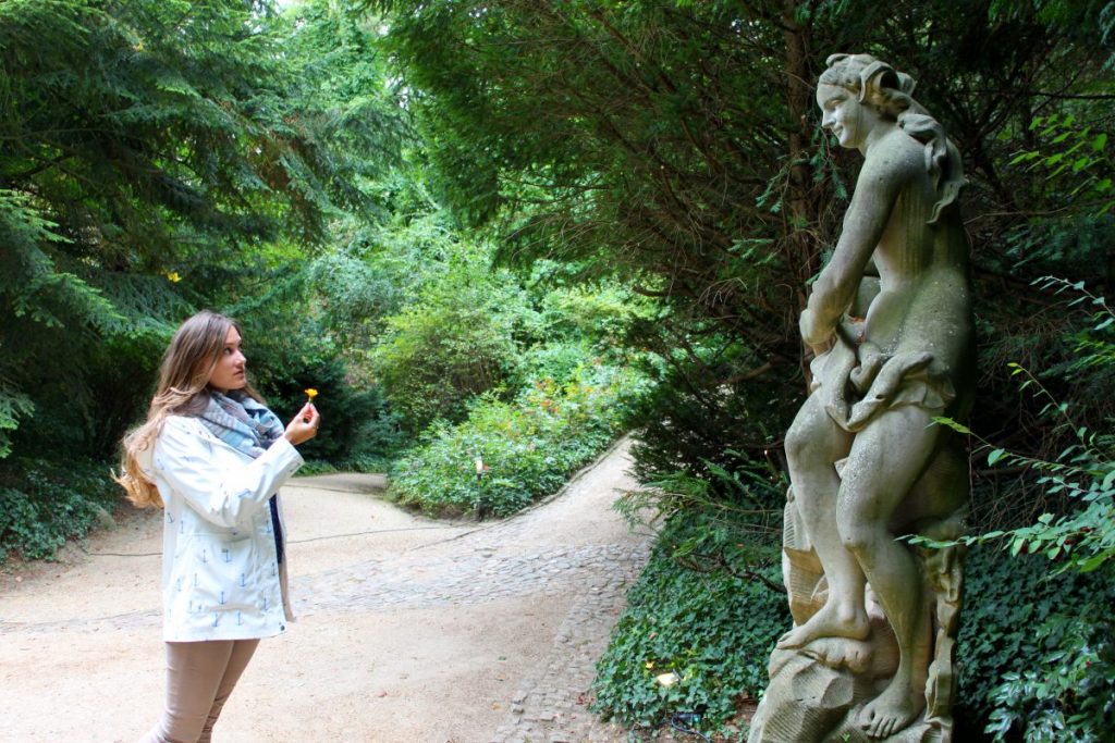 Ein Spaziergang in der Gartenanlage von Schloss Sanssouci
