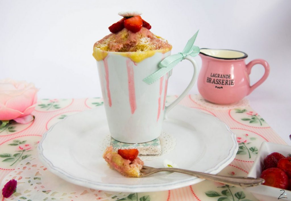 Erdbeer Mug Cake