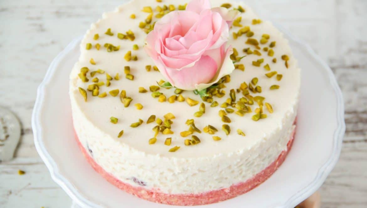 Milchreis Törtchen mit Rosenwasser