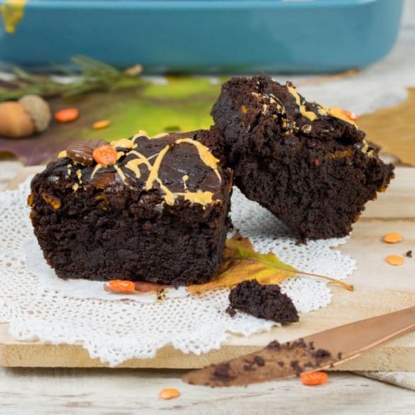 Rezept für Kürbis Brownies mit Frischkäse | Zimtblume.de Rezept für Kürbis Brownies mit Frischkäse | Zimtblume.de