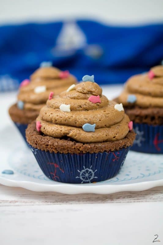 Nougat Cupcakes: Rezept mit Nougat Sahne | Zimtblume.de