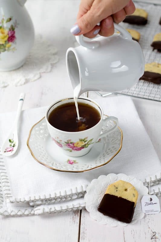 Teebeutel Kekse mit Earl Grey Tee Copyright Zimtblume