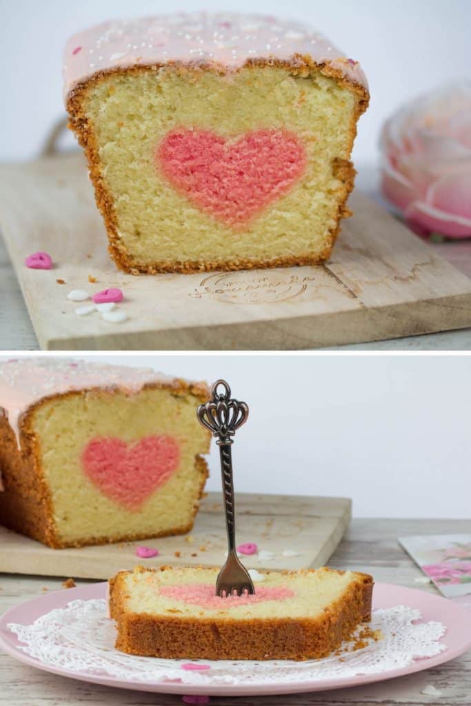 Valentinstag - Kuchen mit Herz