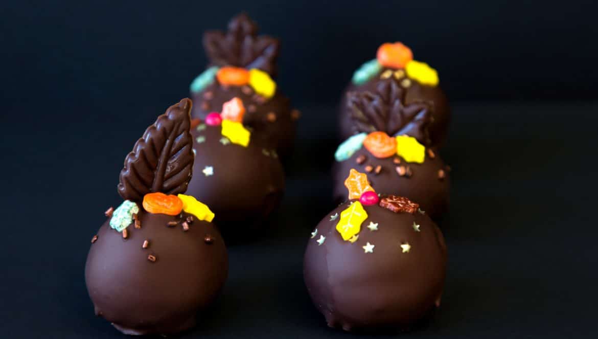 Selbst gemachte Spekulatius Pralinen