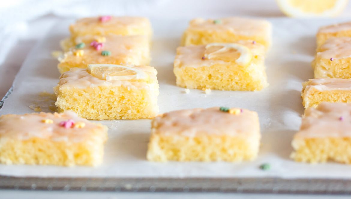 Rezept für Zitronenkuchen vom Blech