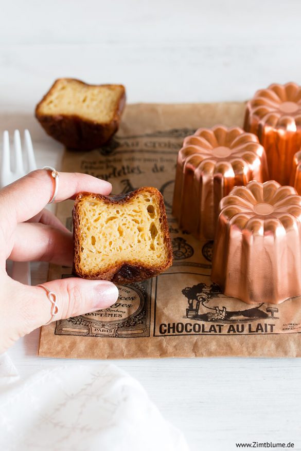 Cannelés Bordelais ★ französisches Rezept mit Orange und Rum