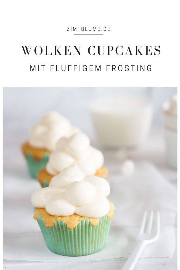 Cupcakes mit Wolken-Frosting