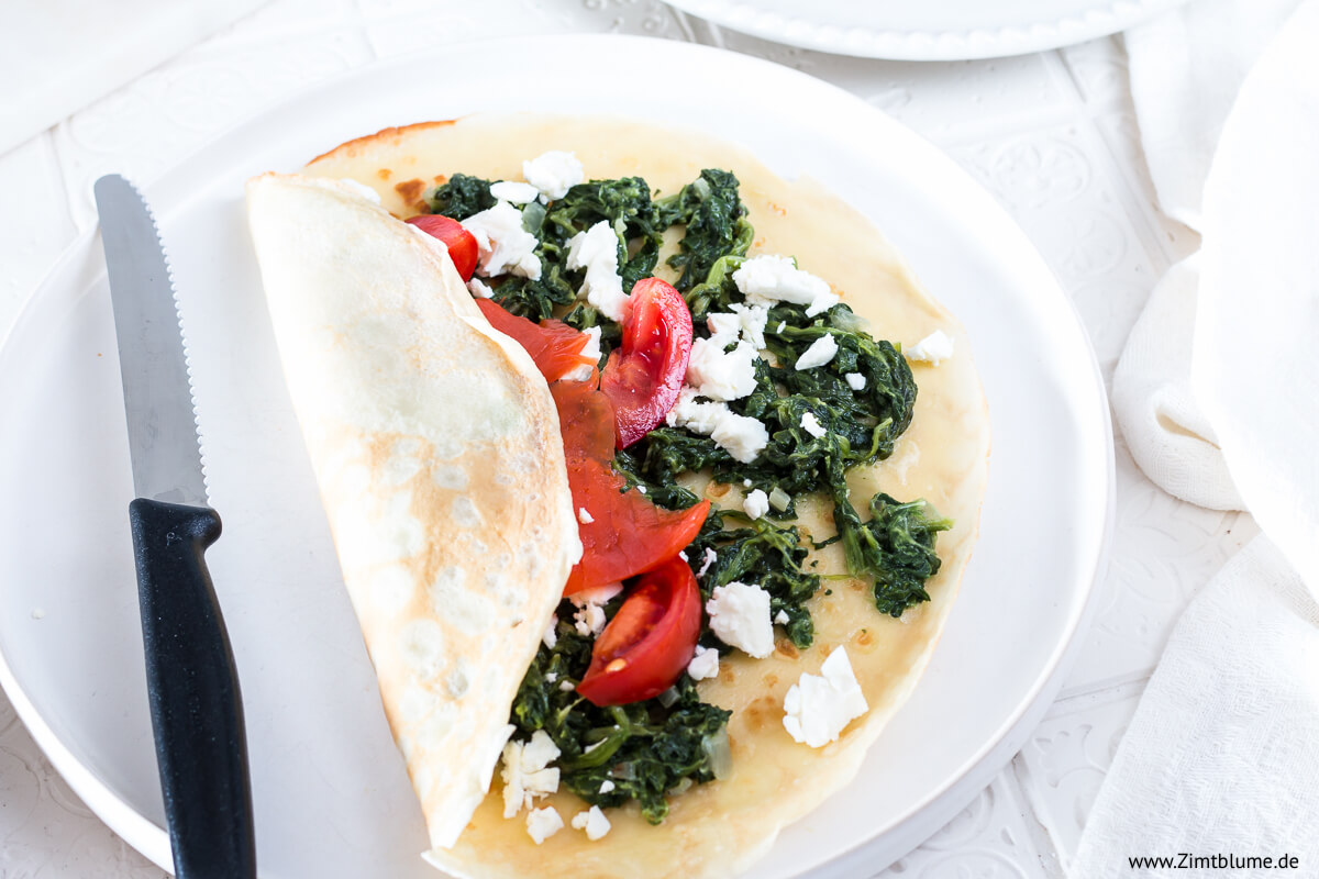 Gefüllte Pfannkuchen | Zimtblume.de Gefüllte Pfannkuchen | Zimtblume.de