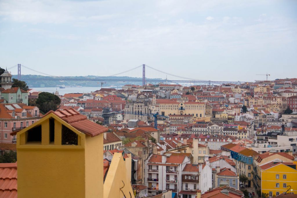Aussicht vom Miradouro da Graça in Lissabon