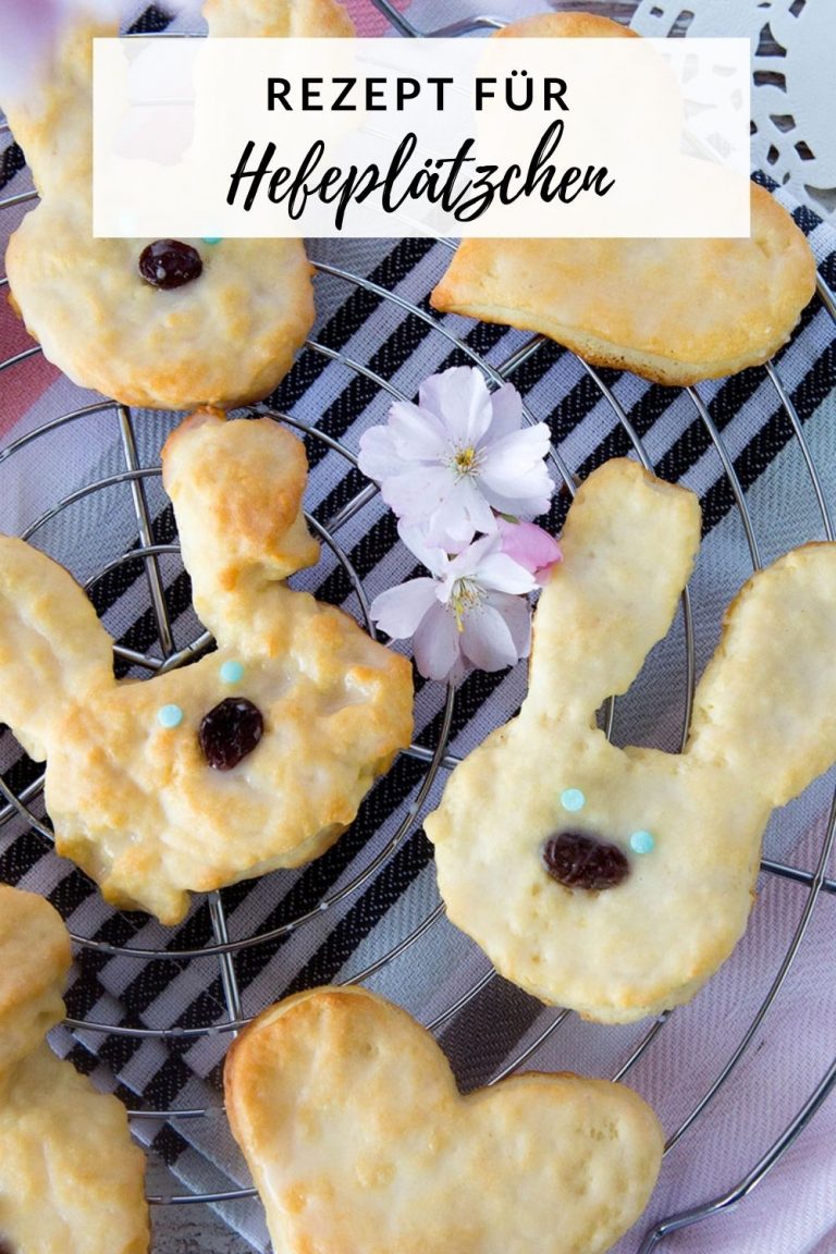 Hefeplätzchen backen: Rezept für zarte Osterhasen Kekse | Zimtblume.de