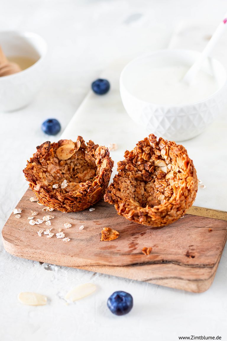 Granola Cups Gesunde & knusprige Frühstücksidee Zimtblume.de