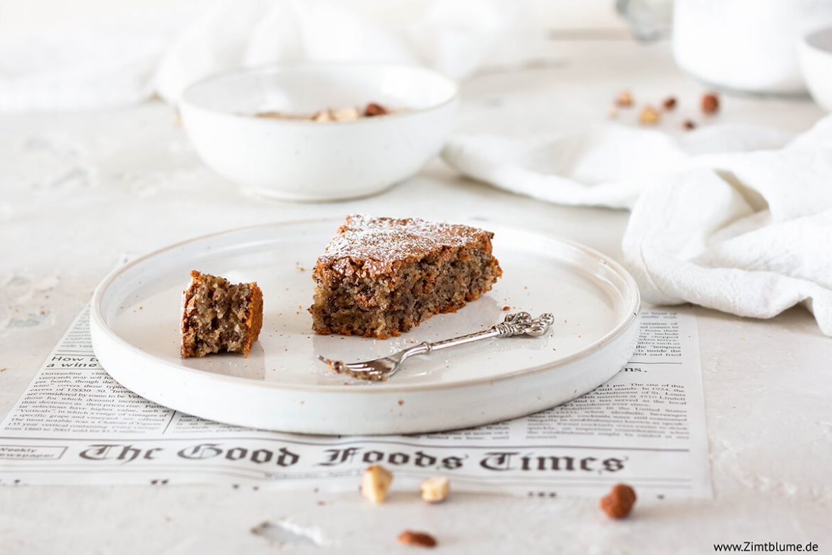 Nusskuchen ohne Mehl: Rezept für saftigen Haselnusskuchen Nusskuchen ohne Mehl: Rezept für saftigen Haselnusskuchen