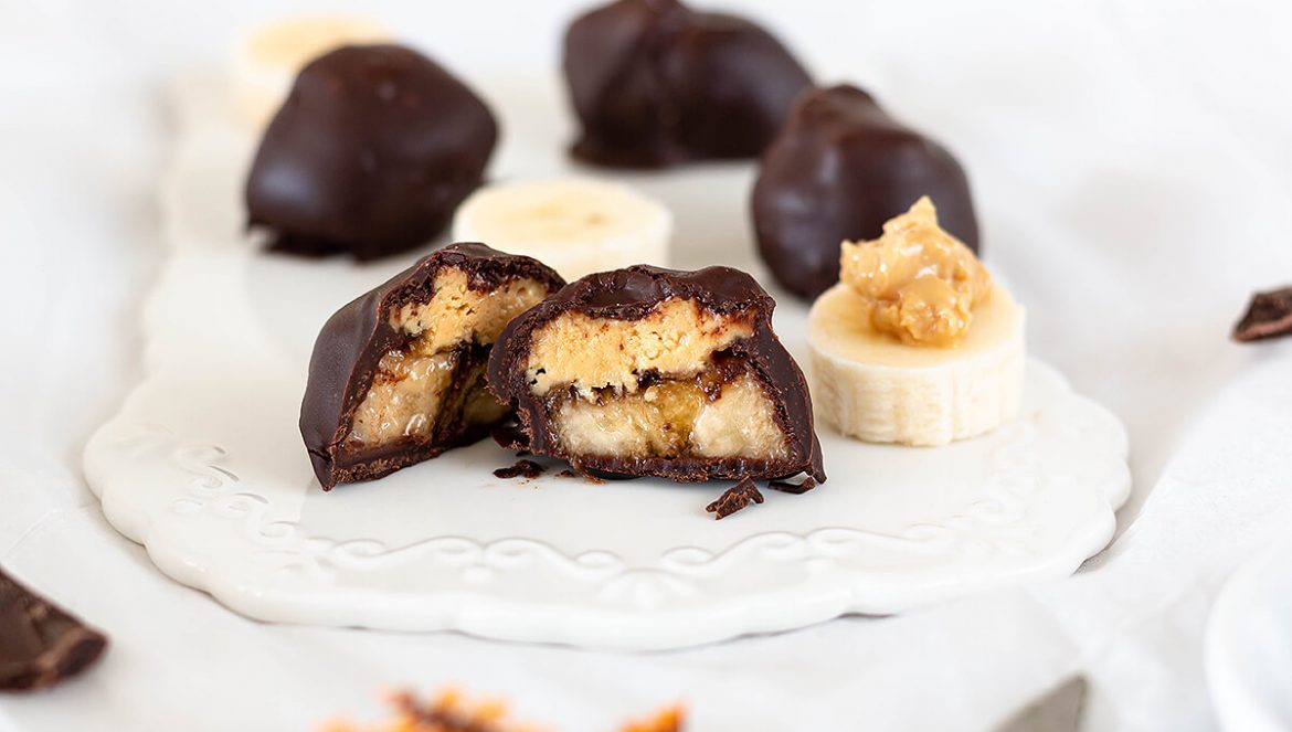 Bananen Erdnuss Pralinen