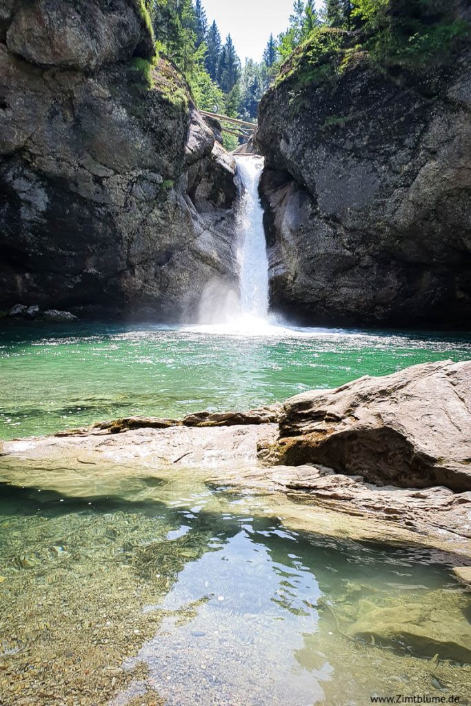 Der große Wasserfall Buchenegger Wasserfälle