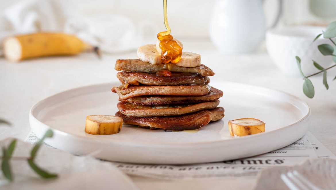 Pancakes ohne Zucker: Das beste Rezept mit Banane und Haferflocken