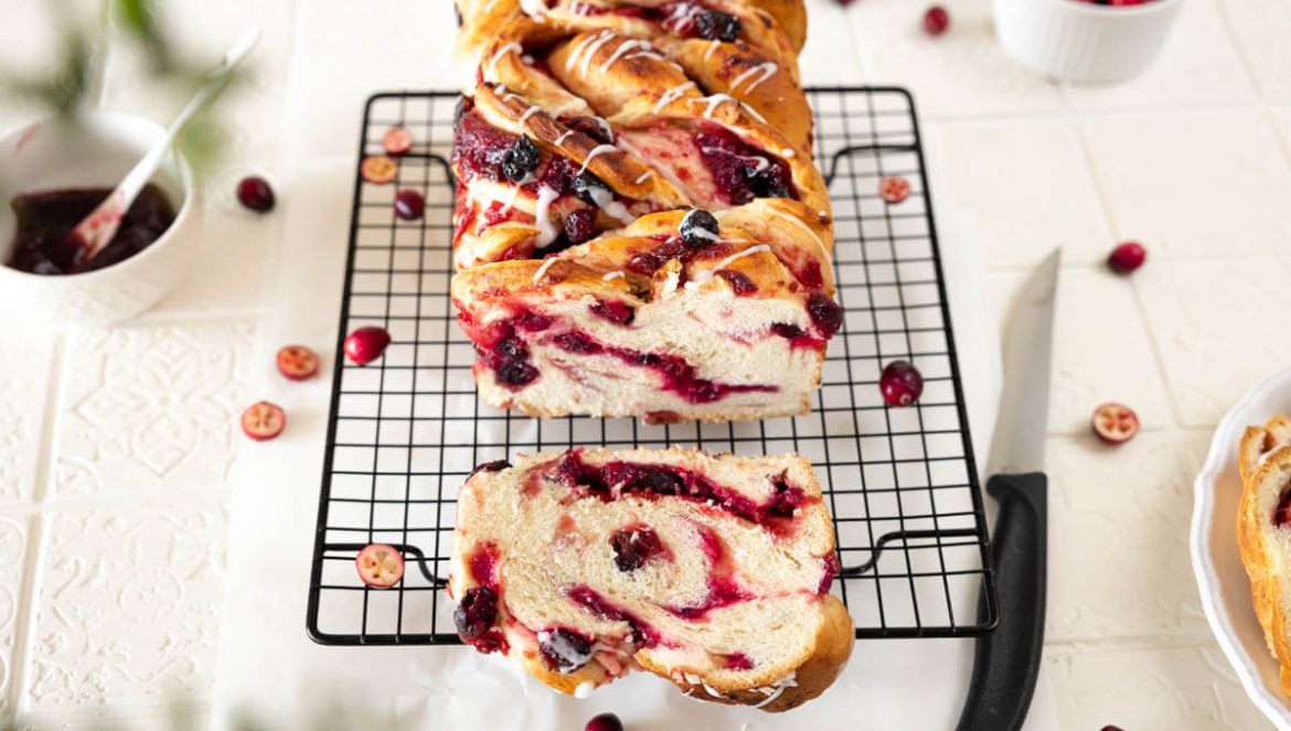 Cranberry Babka