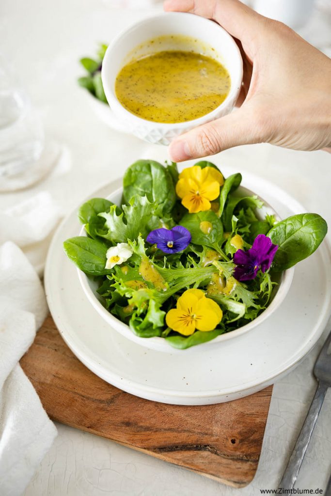 Rezept grüner Salat Dressing