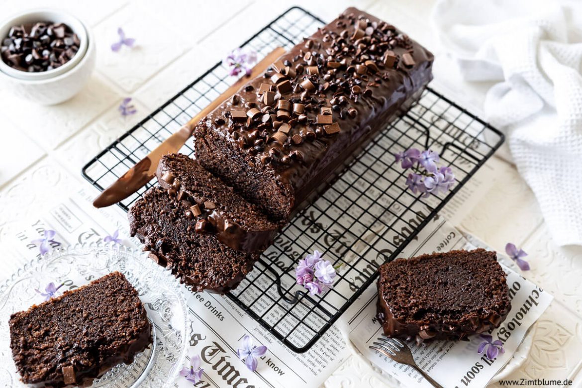 Einfacher Schoko-Kastenkuchen | Rezept Zimtblume Einfacher Schoko-Kastenkuchen | Rezept Zimtblume