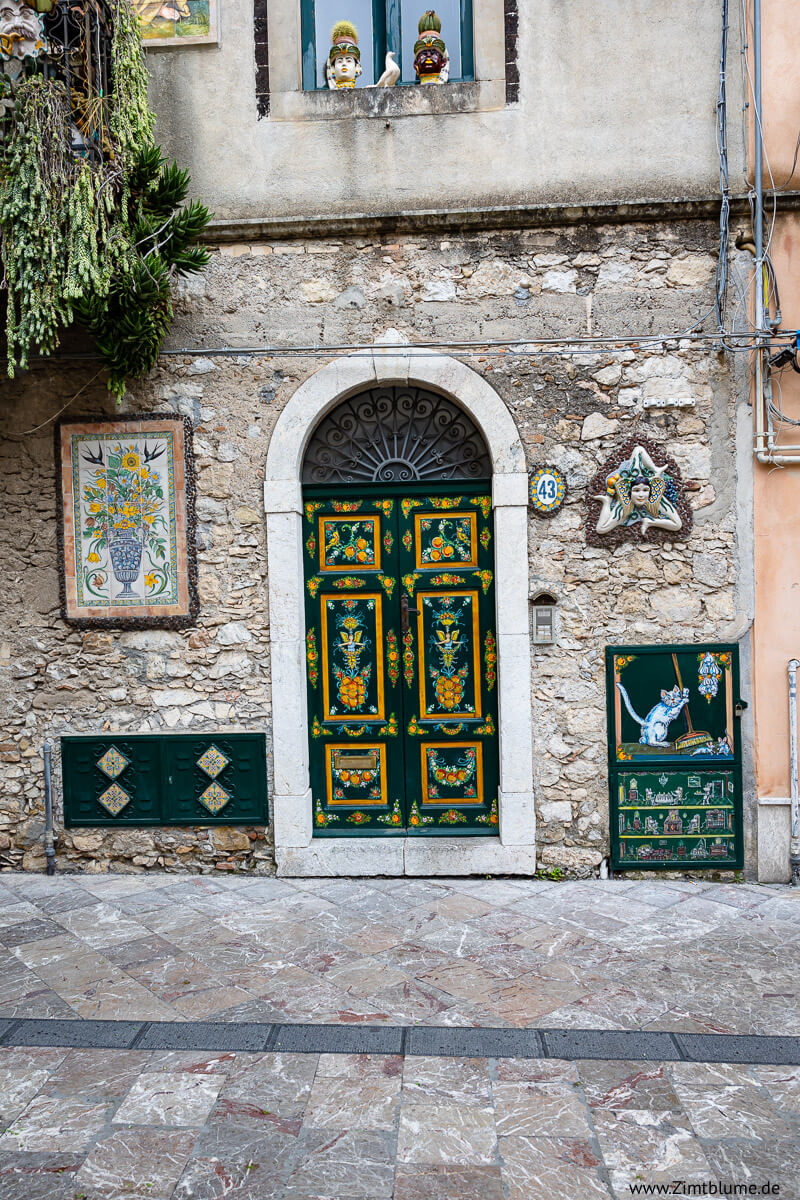 Innenstadt Taormina, Sizilien