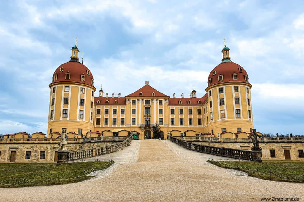 Schloss Moritzburg Dresden, Frontansicht