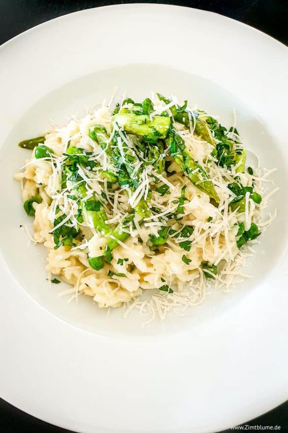 Risotto mit grüner Spargel | Zimtblume.de