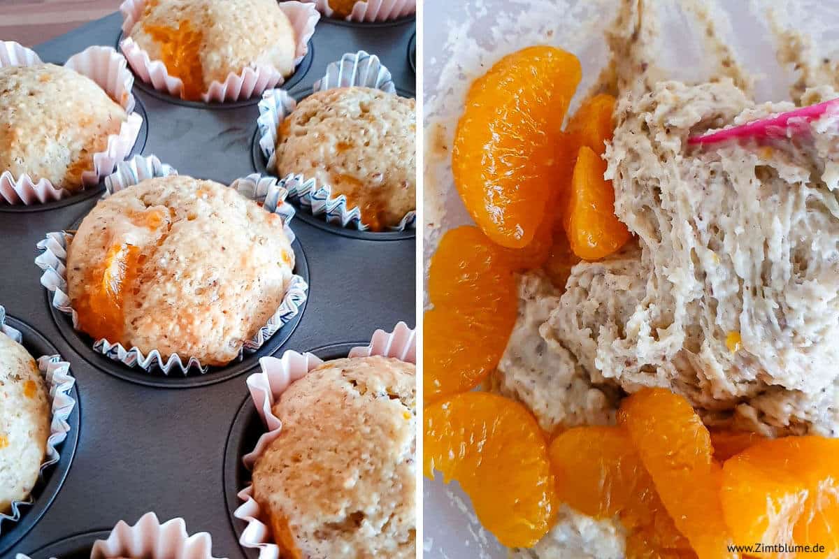 Mandarinen Muffins | Zimtblume.de