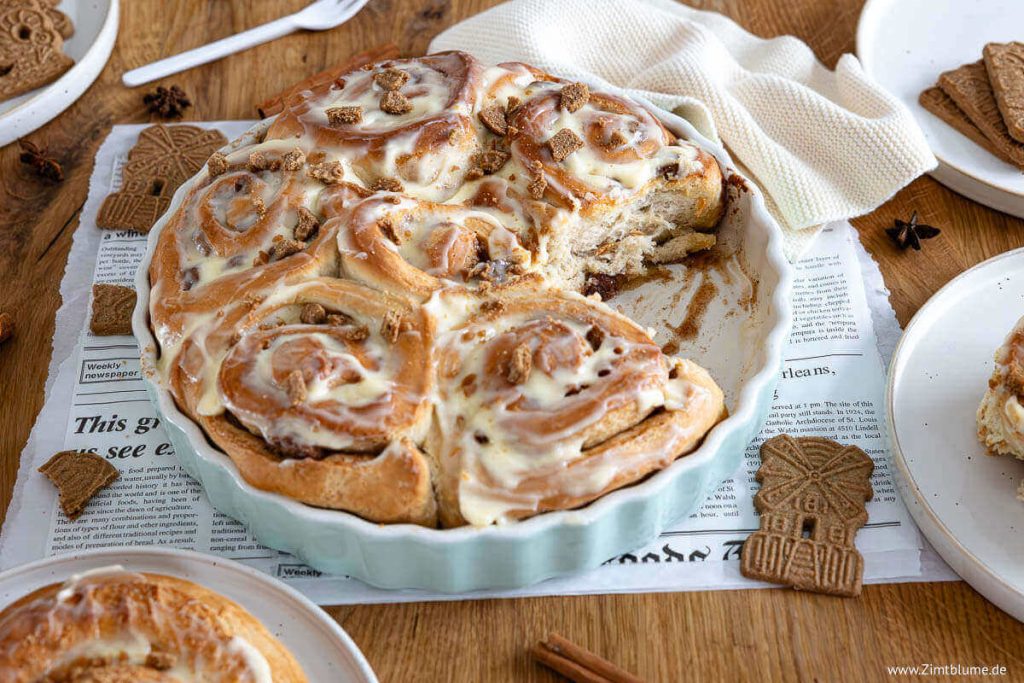 Spekulatius Hefeschnecken