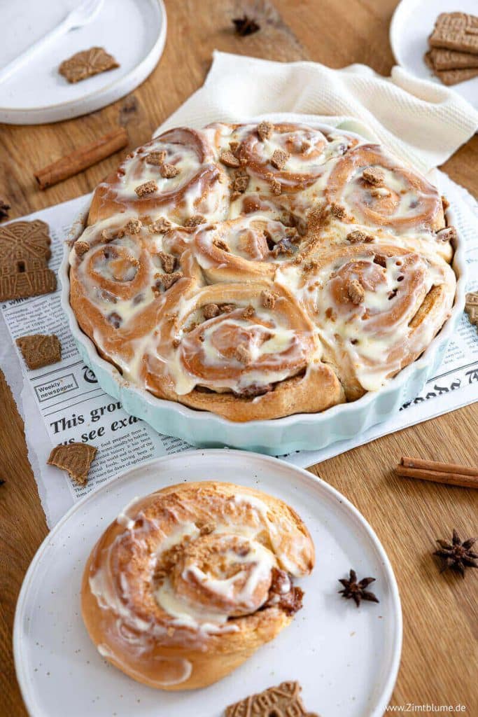 Spekulatius Schnecken backen