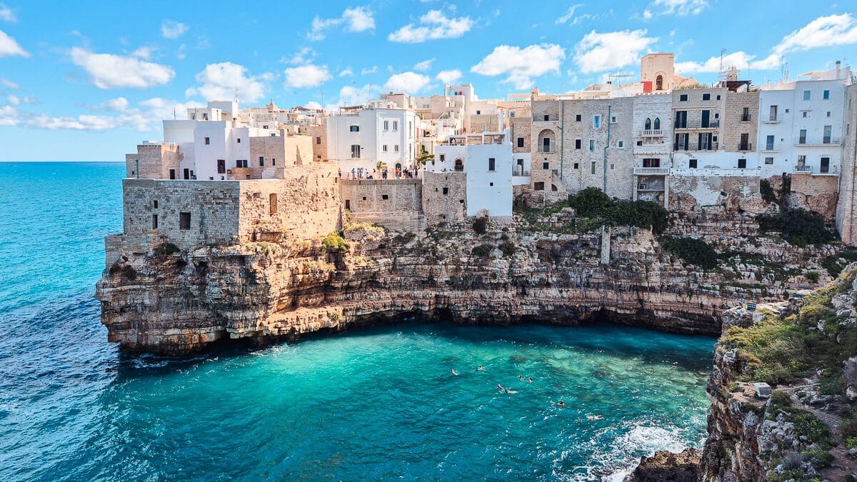 Polignano a Mare - Stadt auf den Klippen