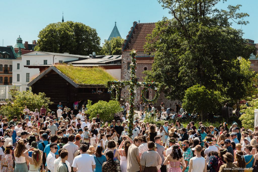 Midsommar im Kulturen in Lund, Schweden