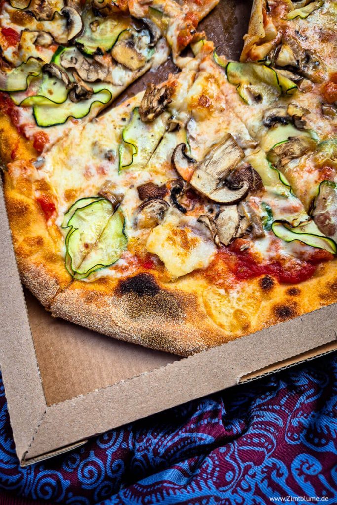 Pizza im Restaurant Little Italy, Kopenhagen