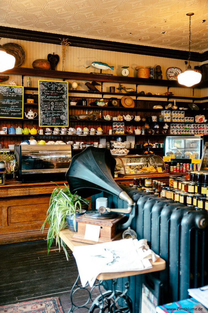 Der Eingangsbereich der LaHave Bakery, Nova Scotia