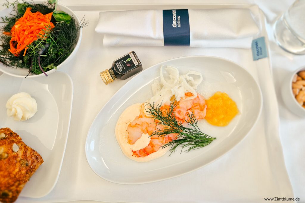 Essen in Discovery Business Class