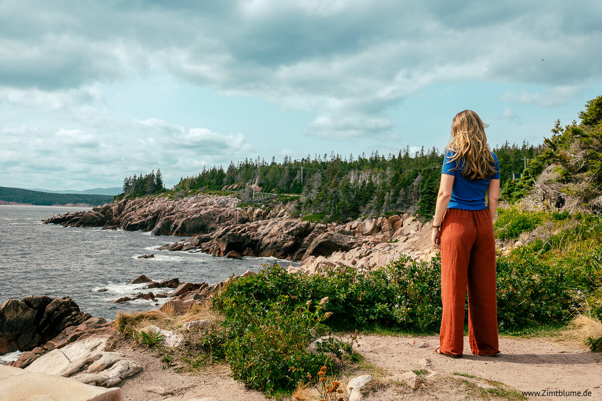 Angelina von Zimtblume am Cabot Trail