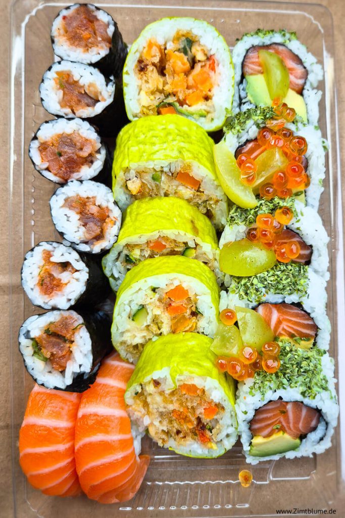 Sushirollen vom Mikado Sushi in Montreal