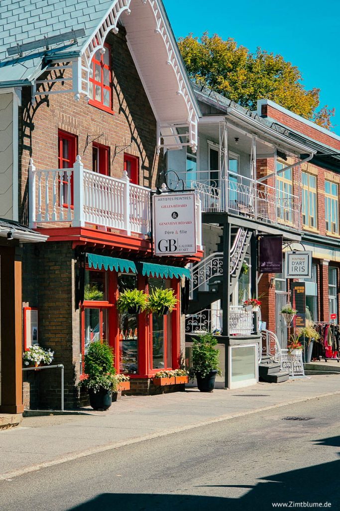 Bunte Häuserfassaden in Baie Saint Paul