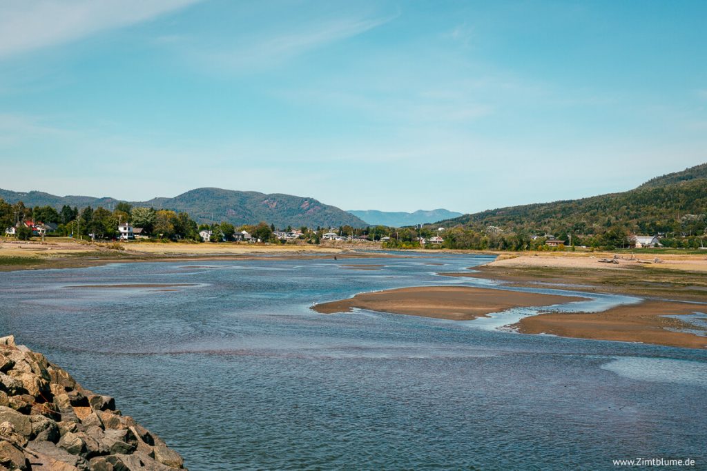 Flussmündung in Baie-Saint-Paul