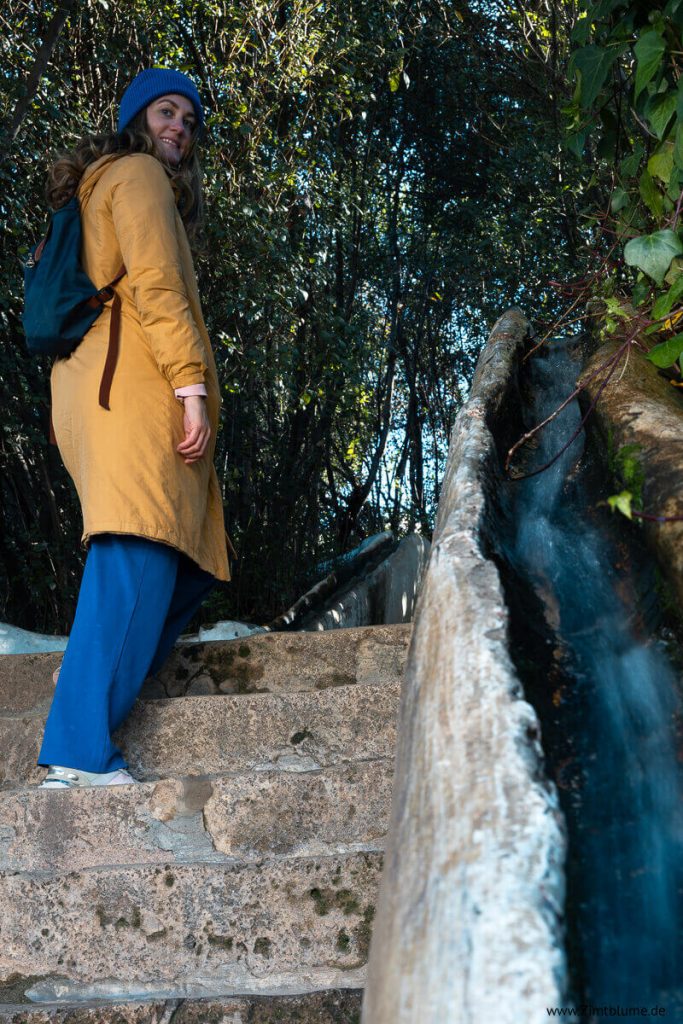 Wasserlauf in Generalife, Alhambra