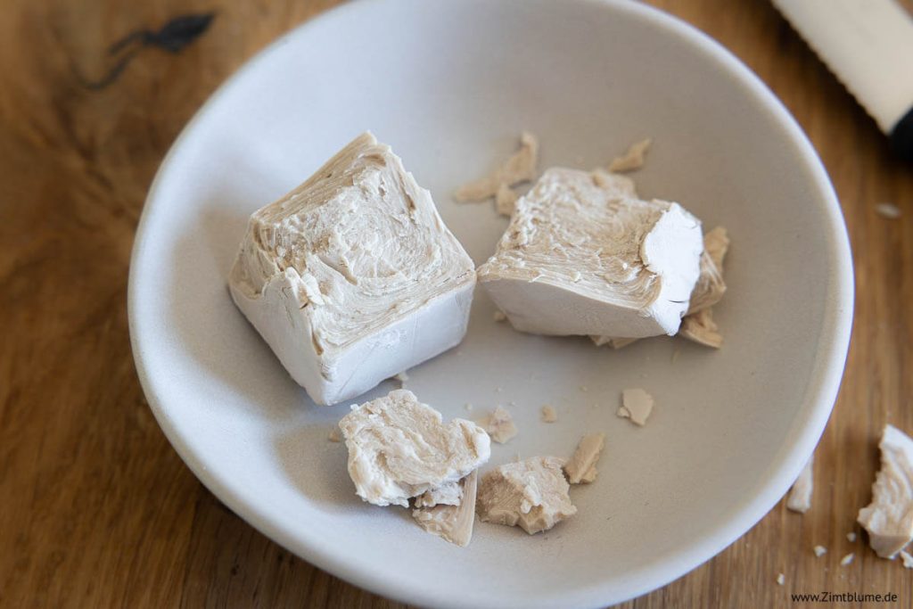 Hefe mit muschelförmiger Blätterung