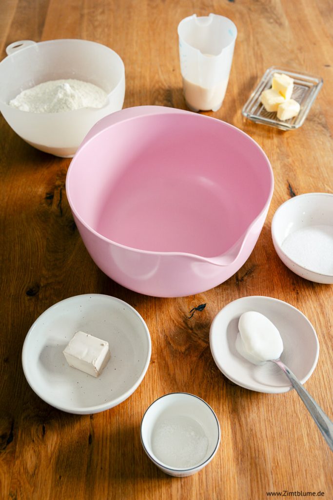 Zutaten Hefeteig ohne Ei: Ersatz mit Joghurt
