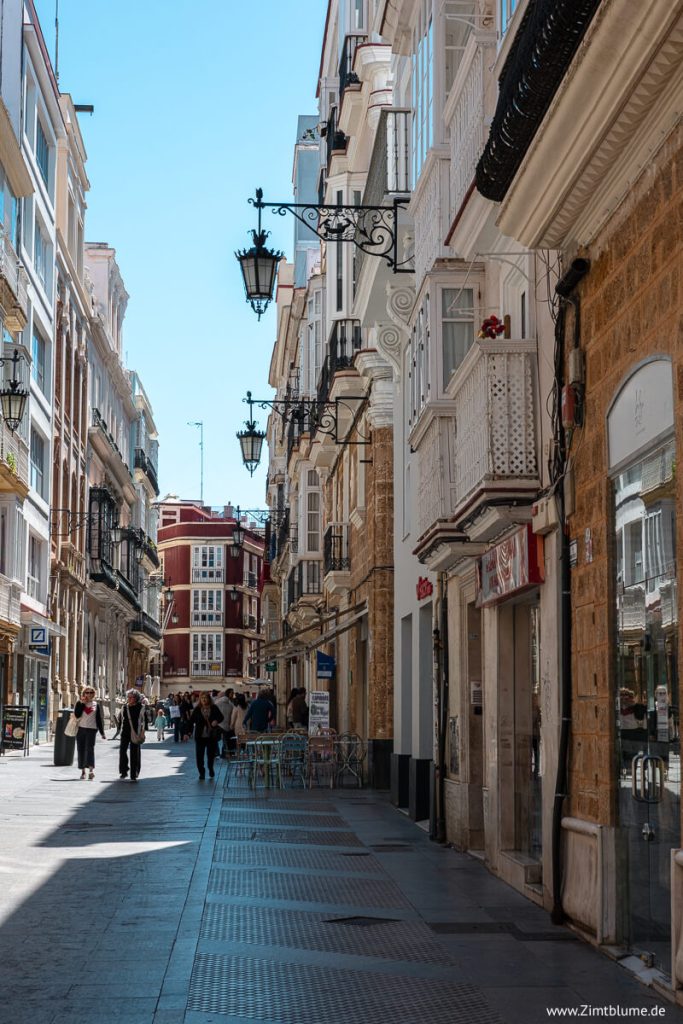 Häuserfassaden in Cádiz