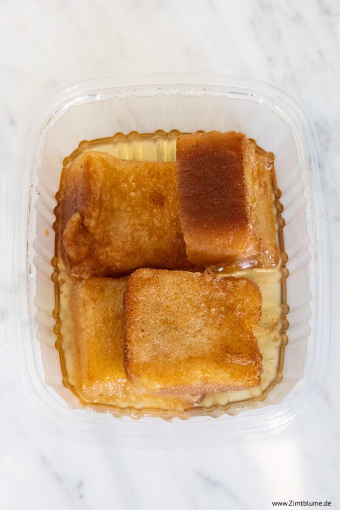 Mini Torrijas in Sirup